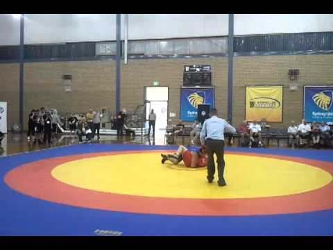 Ali Abdo - Oceania Championships 2012 (freestyle 74kg) AUS v NZ.mp4