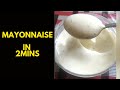 Just in✌️2minutes mayonnaise recipe# Homemade mayonnaise recipe #cooking #trending #telugu