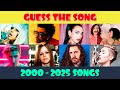 Guess The Song 2000 2025 100 Songs Music Quiz