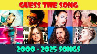 Guess the Song 2000-2025 🎶 100 Songs Music Quiz