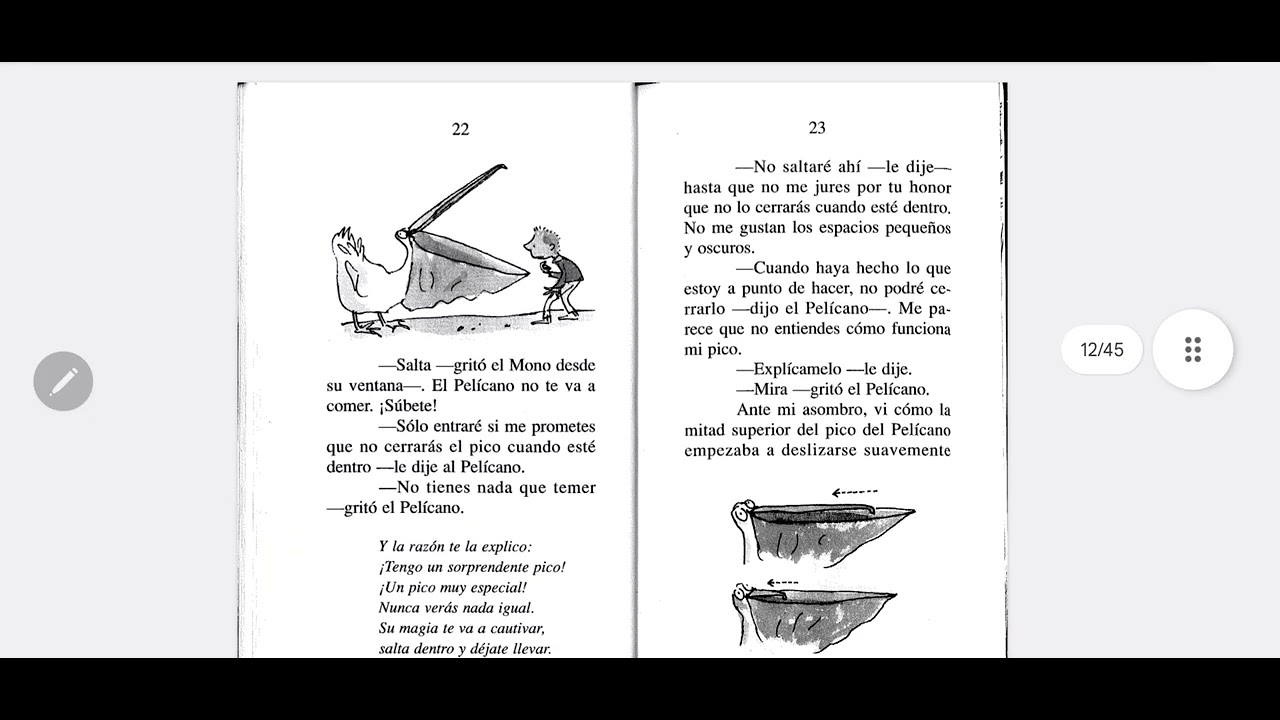 La jirafa, el pelicano y el mono - Roal Dahl.