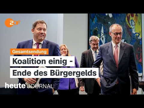 Video Thumbnail: heute journal 09.10.2025 Koalitionsausschuss, Hoffnung in Nahost, Literatur-Nobelpreis