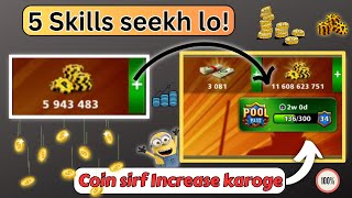 Top 5 Skills to Increase Your Coins in 8 Ball Pool!
