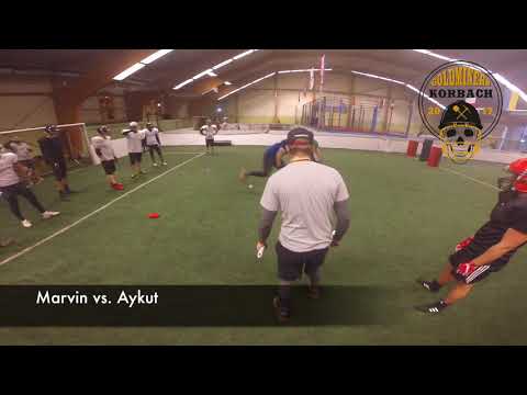 Goldminers Korbach Trainingslager 2017 Impressionen 1 vs. 1