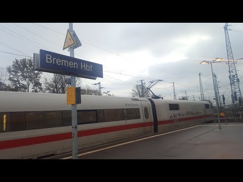 ICE 1 in Bremen Hbf: ICE1023 Frankfurt(Main)Hbf