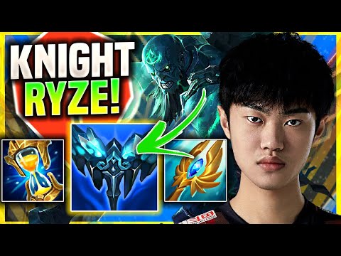 KNIGHT TRIES RYZE WITH EVERFROST! - TES Knight Plays Ryze Mid vs Qiyana! | Season 11