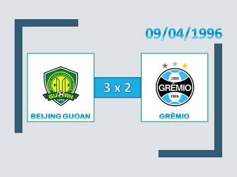 COMPACTO: Beijing Guoan 3 x 2 Grêmio - 09/04/1996 - Amistoso