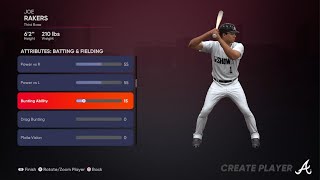 MLB The Show 21 How to use your created players in franchise mode