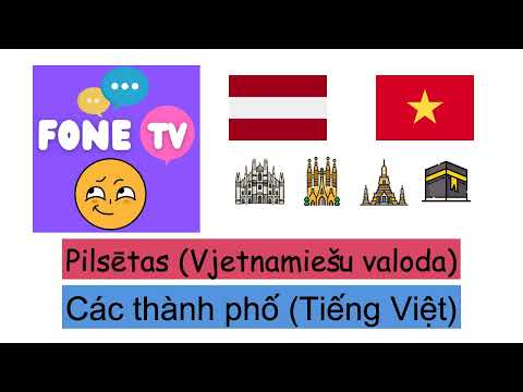 Pilsētas (Vjetnamiešu valoda) (lv-vi)