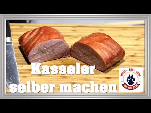 Kasseler selber machen nasspökeln,heißräuchern,räuchern [Deutsch] |The BBQ BEAR