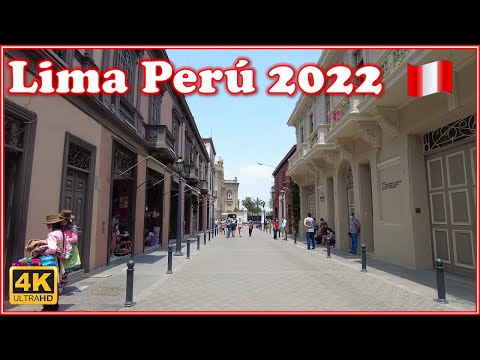 LIMA PERU 🇵🇪 |  Jr. Ancash 🚶 | January 2022 | Lima Downtown | Walking Tour 4K UHD