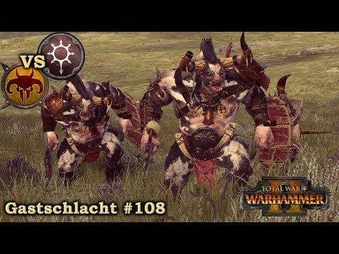 Angriff der Killerkühe Gastschlacht #108 - Norsca vs Tiermenschen - Total War: Warhammer 2 deutsch
