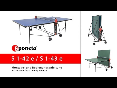 Sponeta Tischtennisplatte Outdoor S 1-42 e