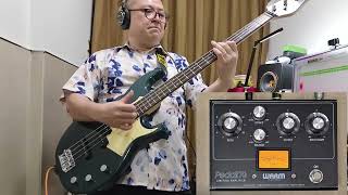 warm audio "Pedal 76" Slap Bass sound check