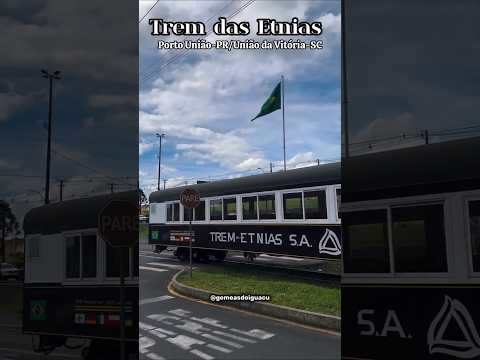Trem das Etnias entre Porto União-SC/União da Vitória-PR #tremdasetnias #portouniao #uniaodavitoria