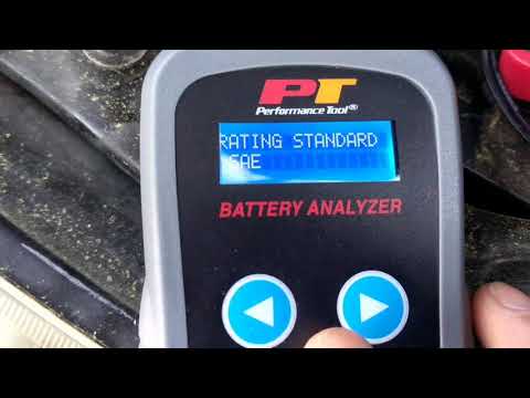 Performance tools 12 volt battery analyzer w2998