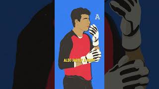 Why do goalkeepers spit on their gloves?