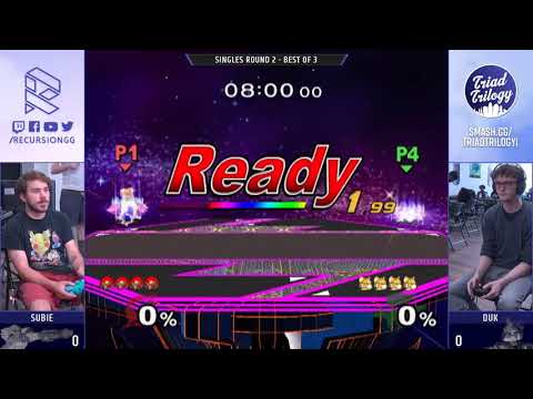 Triad Trilogy 1 - Subie vs Duk - Winners Round 2