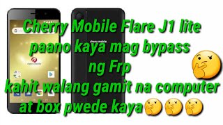 How to remove Google account cherry mobile flare j1 lite