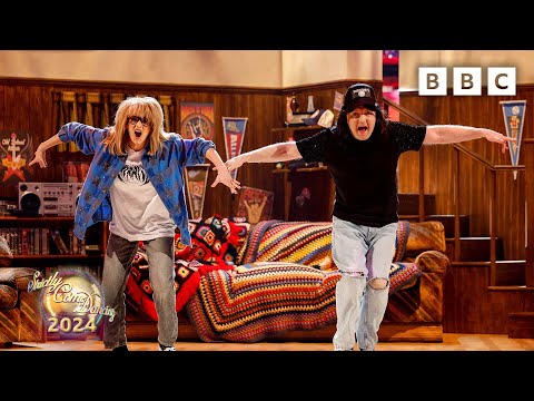 Chris McCausland and Dianne Buswell Jive to Wayne's World / Bohemian Rapsody ✨ BBC Strictly 2024