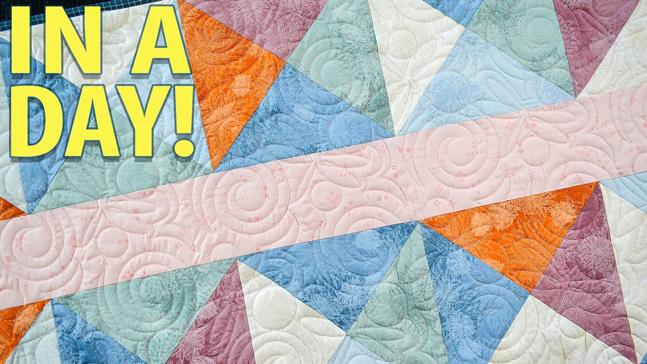 3 Quilt Patterns in 1 Video! Spring Hourglass Blocks w/ 10