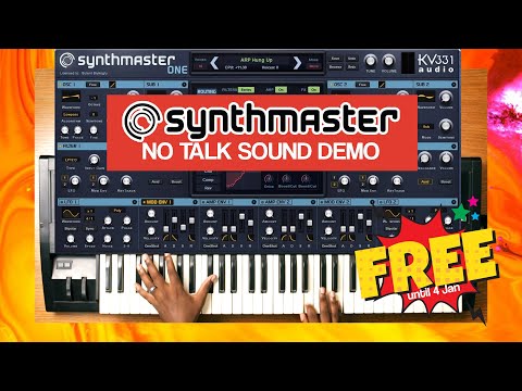 Synthmaster ONE by KV331 audio | No Talking Sound Demo