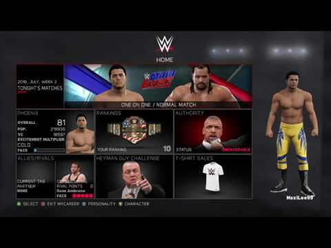 WWE 2K17 MY CAREER MODE EP 7 LADDER MATCH!!!