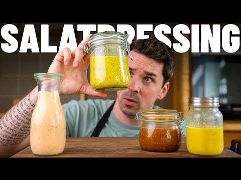 4 Schnelle SALATDRESSINGS 🥗