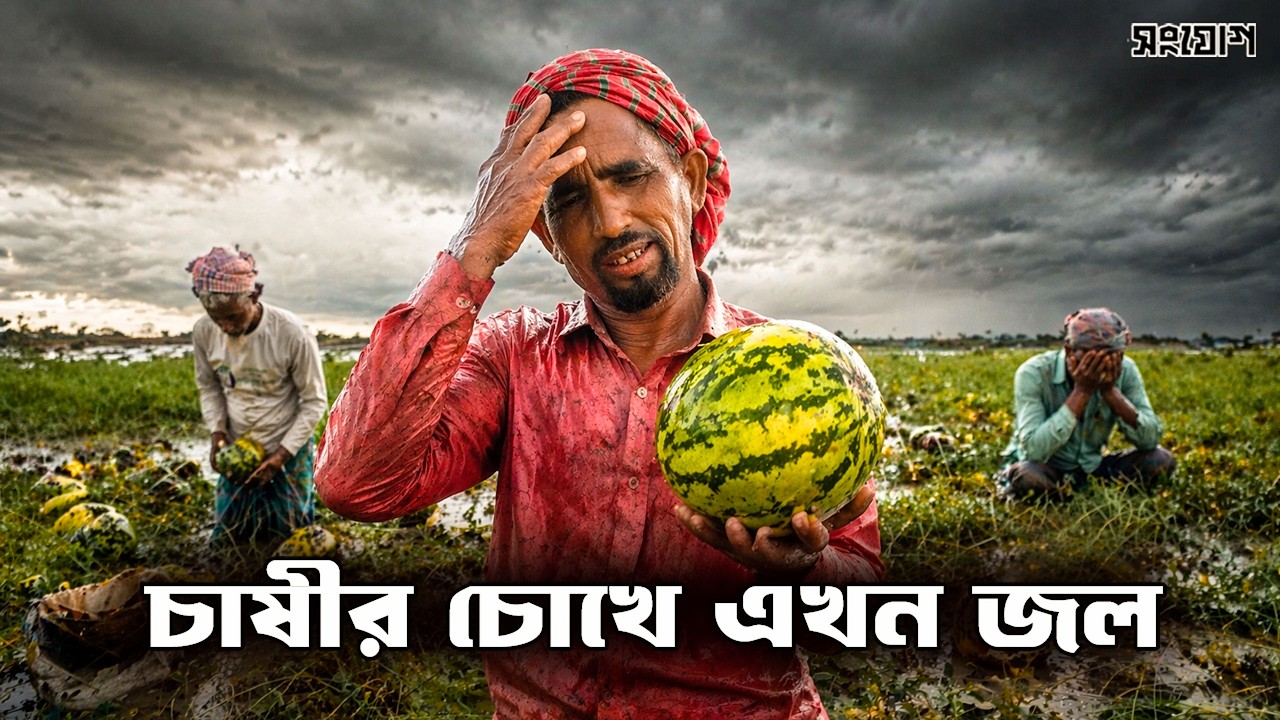 তরমুজ চাষিদের কান্নায় ভারী হচ্ছে আকাশ