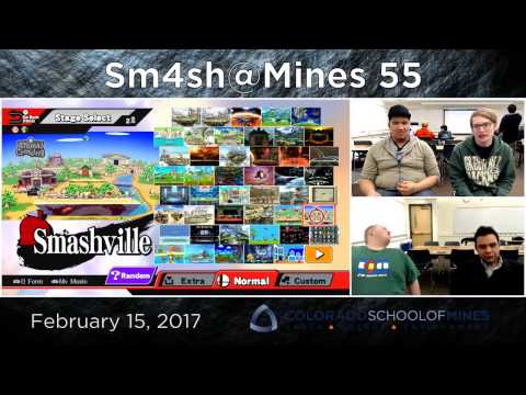 Sm4sh@Mines 55 - HLG|SAMFISH (Villager) Vs. HLG|Fabian (Link, Mewtwo, Luigi) - Winners Finals