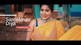 Beautiful Diya  Yellow Colour Saree Video  NAARI  