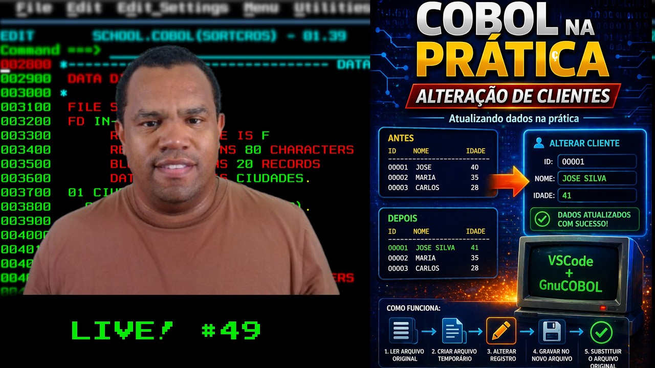 Última live COBOL Dicas