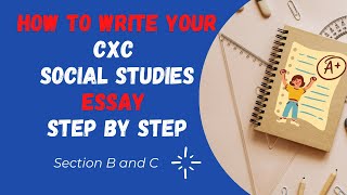 How to Write your CXC Social Studies Essay
