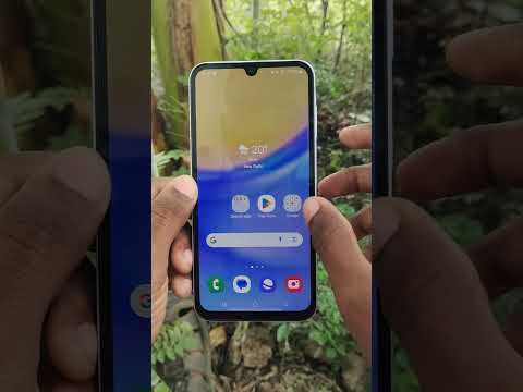 How to set split screen in Samsung Galaxy A15 Smartphone