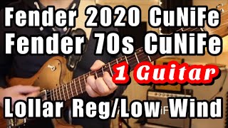 Video thumbnail for 7 Wide Range Buckers in 1 Guitar: CuNiFe(Fender/Lollar/Creamery) by Scott Haskitt