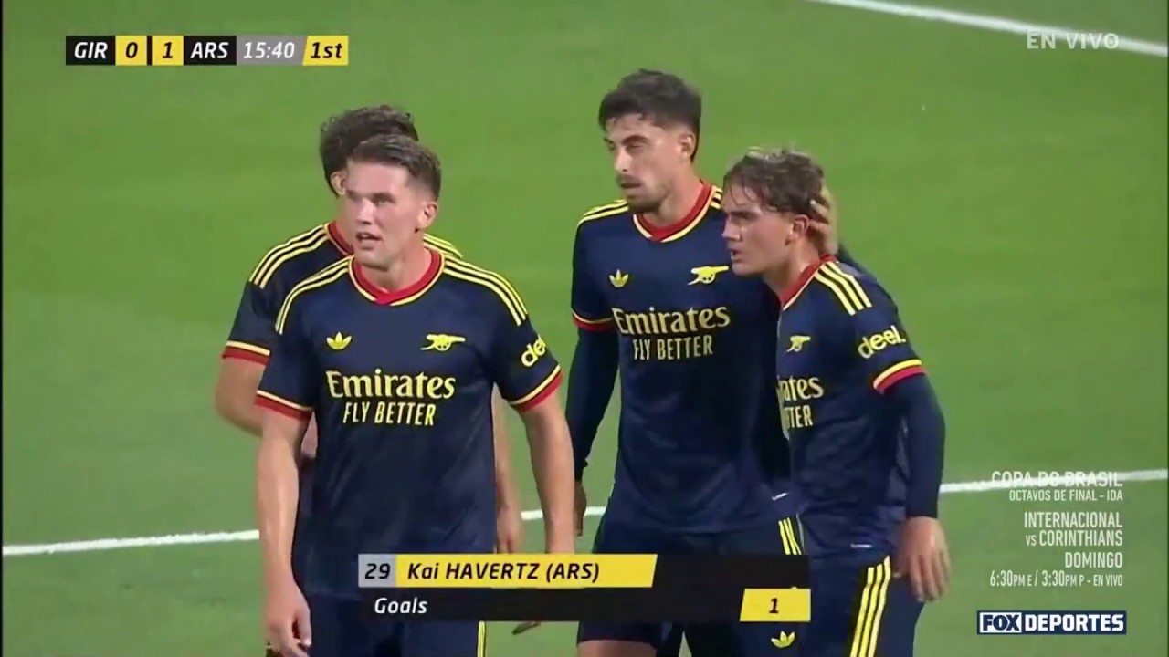 😲🥳 GOL DE KAI HAVERTZ | Girona FC 0-1 Arsenal  | Amistoso Internacional 2026