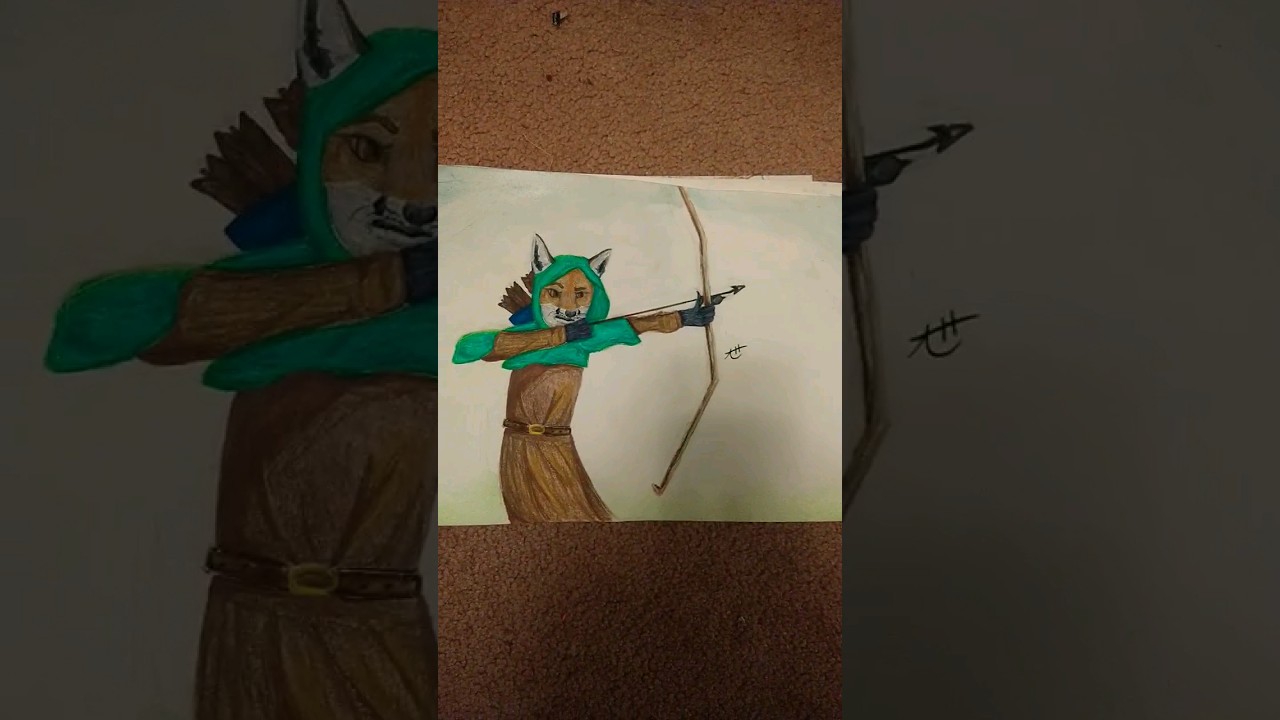 Fox Archer #art #fox #anthro #furry #drawing #antizoo #deviantart