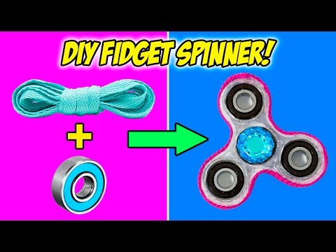 10 DIY Fidget Spinner Hacks You Should Know! How To Make A Fidget Spinner!