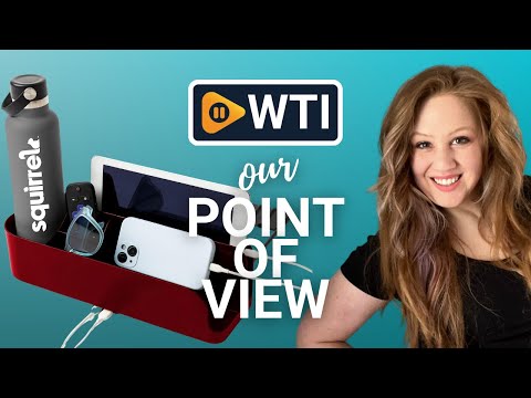 Squirrel - The Bedside Perch | USB-C & USB-A Charging Bedside Caddy and Nightstand | Space-Saving Dorm Room Essentials & Small Space Storage | Made with 100% Recycled Plastic (Crimson Red) - WTI product video review
