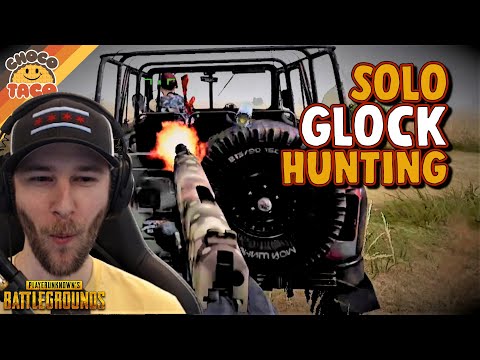 chocoTaco's Doing Some Solo Glock Hunting - PUBG Solos Gameplay