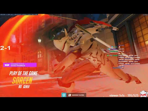 Overwatch Fastest Genji God Necros The Most Intense Genji Gameplay Ever