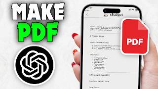 How to Make PDF from ChatGPT in iPhone (2026)