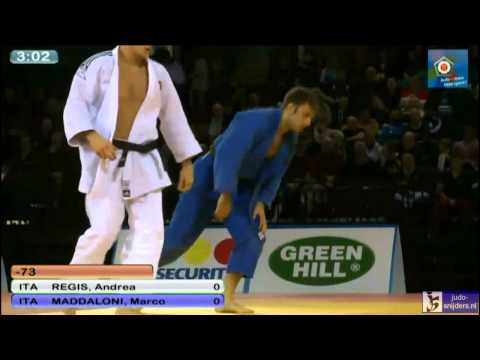 Judo 2013 European Open Men Glasgow: Regis (ITA) - Maddaloni (ITA) [-73kg] final