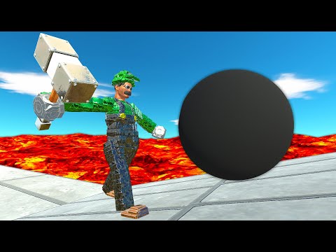 MECHA UNITS CLIMB THE CANNONBALL PATH - Animal Revolt Battle Simulator