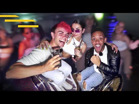 Is it possible to go to a party in a wheelchair?