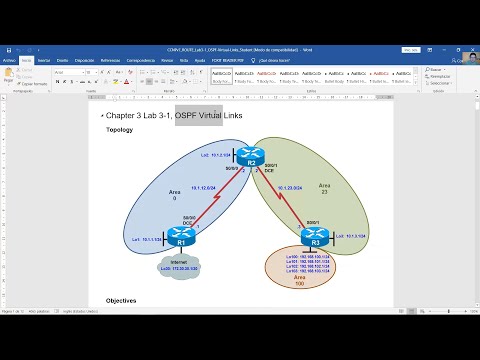 CCNPv7 ROUTE - Chapter 3 Lab 3-1 OSPF Virtual Links