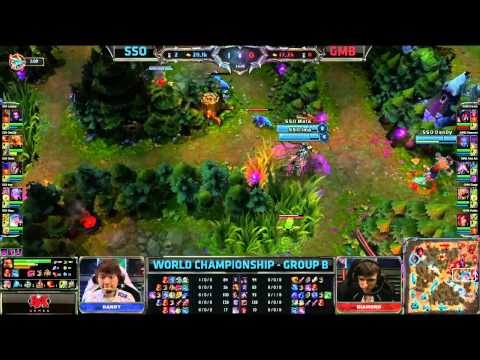 SSO vs GMB Tie breaker | Samsung Galaxy Ozone vs Gambit Tie Breaker Worlds 2013 Day 6 Group B D6G6