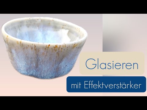 Töpfern: Glasieren mit schönem Verlauf und Effekt | Für Anfänger ganz einfach