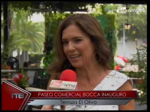 Paseo comercial Bocca inauguró terraza El Olivo
