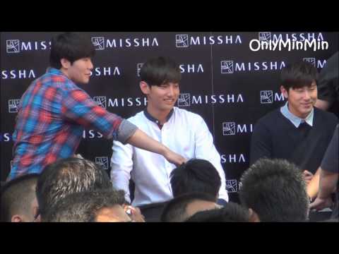 130324 Changmin at Missha event BKK [Kyuhyun's billboard]